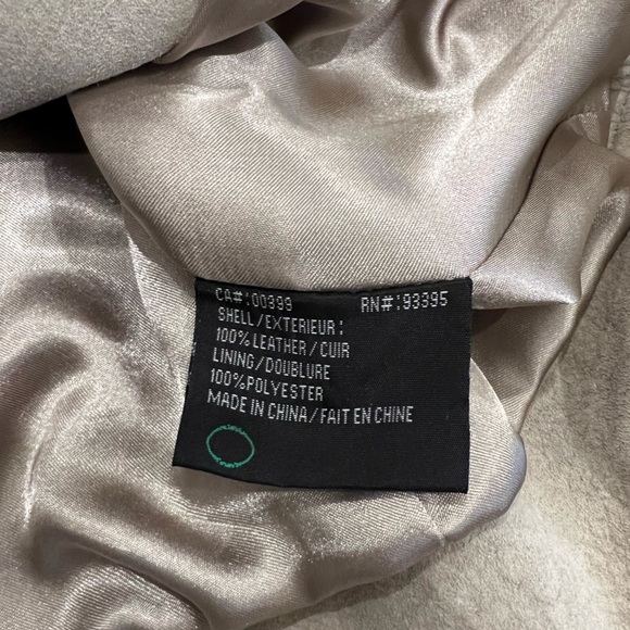 Nuage light grey/beige leather jacket - Picture 7 of 8